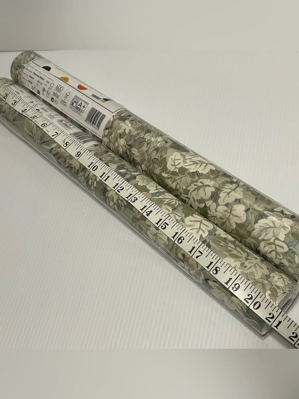 Wallpaper Walls Republic Albany Parsons Wood Green Foilage Flowers ~ 2 Rolls
